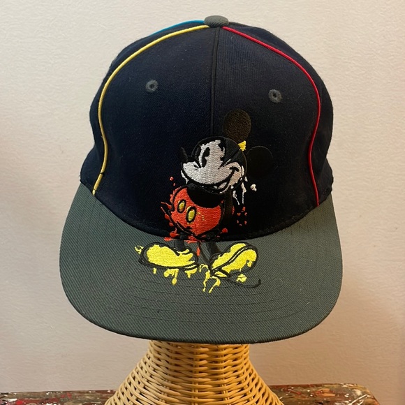 Disney Mickey Mouse Paint Fitted Baseball Hat - Picture 2 of 16